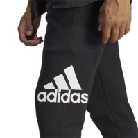 Pantaloni sport adidas Essentials French Terry conici Cuff Logo negru