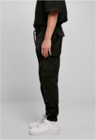 Pantaloni sport cargo din reiat negru Urban Classics