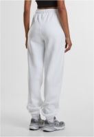 Pantaloni sport Fluffy pentru Femei alb Urban Classics