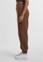 Pantaloni sport Fluffy pentru Femei chocolatebrown Urban Classics