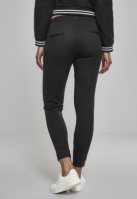 Pantaloni sport Interlock pentru Femei negru alb Urban Classics