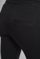 Pantaloni sport Interlock pentru Femei negru alb Urban Classics