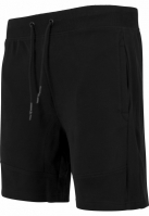 Pantaloni sport scurti Interlock negru Urban Classics