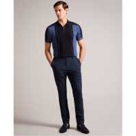 Pantaloni Ted Baker Ted Zieyech pentru barbati inchis albastru