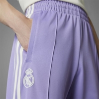 Pantaloni trening adidas Originals Real Madrid Beckenbauer pentru adulti lila alb