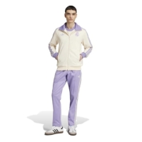 Pantaloni trening adidas Originals Real Madrid Beckenbauer pentru adulti lila alb