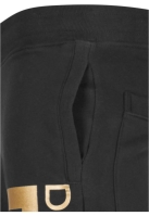 Pantaloni trening clasic negru auriu Dangerous DNGRS