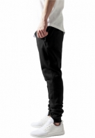 Pantaloni trening cu fermoar lateral negru negru Urban Classics