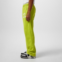 Pantaloni trening OFF alb Arrow Slim verde lime