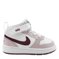 Pantofi bebelusi Nike Court Borough Mid 2 / pentru Bebelusi alb mov