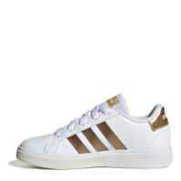 Pantofi cu siret adidas Grand Court Sustainable Lifestyle tenis gri alb ma