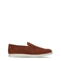 Pantofi mocasini Fabric Suede maro