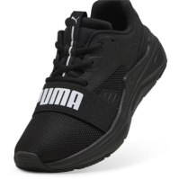 Pantofi Sport Puma Wired SoftRide Juniors triple negru