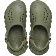 Papuci cauciuc Crocs Echo K copii military verde