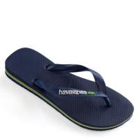 Papuci de plaja Havaianas Brasil Logo bleumarin albastru