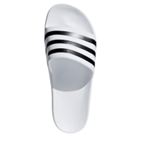 Papuci plaja adidas Adilette pentru Femei alb negru