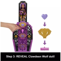 Papusa Monster High High Skulltimate Secrets Monster Mysteries - Clawdeen Wolf