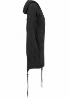 Parka asimetrica femei negru Urban Classics