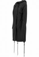 Parka asimetrica femei negru Urban Classics