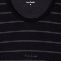 Tricou Paul Smith cu dungi Longe negru