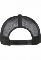 piele ecologica Trucker maro inchis Flexfit negru