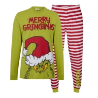 Pijamale Family Craciun Grinch pentru Barbati cu personaje