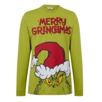 Pijamale Family Craciun Grinch pentru Barbati cu personaje