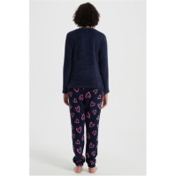 Pijamale Linea Love Sleep bleumarin