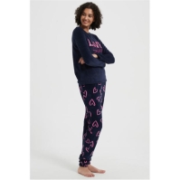 Pijamale Linea Love Sleep bleumarin