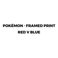 Pokemon Pokémon - Framed Print rosu V albastru (30x40) x2 multicolor format and universal