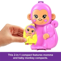 Polly cu buzunar Polly cu buzunar Momma Monkey & Playset pentru Bebelusi