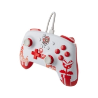 PowerA Switch Enhanced Wirosu Controller - Mario rosu/alb