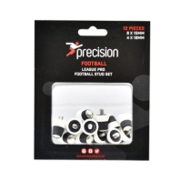 Set Cercei stud Precision antrenament League Pro fotbal (Single) alb negru