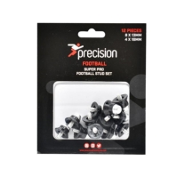 Cercei stud Precision antrenament Super Pro fotbal Sets (Single) negru gri