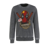 Pulover Marvel Print 99 deadpool negru