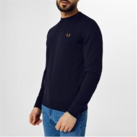 Pulovere Fred Perry clasic bleumarin