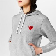 Pulovere Hanorac COMME DES GARCONS PLAY Small Heart gri rosu