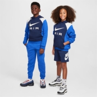 Pulovere Hanorac Nike Air Big pentru Copii bleumarin alb