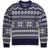 Pulovere Polo Ralph Lauren Fairisle bright bleumarin