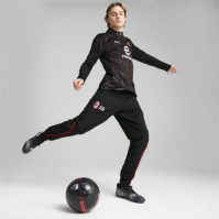 Puma AC Milan Prematch Quarter cu fermoar 2024 2025 pentru adulti negru rosu