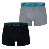 Puma Basic Trunk 2P pentru barbati gri bleu multicolor