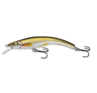 RAINBOW SMELT BAN BAIT 9,1CM 9G GOLD negru LIVE TARGET