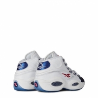 Reebok Question Mid pentru barbati alb albastru