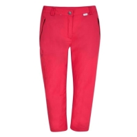 Regatta Chaska Ii Walking Capris trei quarterTrouser pentru femei rethink roz