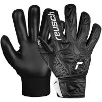 Reusch Attrakt Staster Solid Finger Support goalke manusi negre 5472511 7700 pentru copii