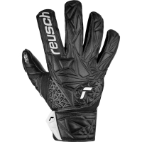 Reusch Attrakt Staster Solid Finger Support goalke manusi negre 5472511 7700 pentru copii