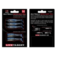 REZERVA MINNOW RIG SPINNERBAIT LARGE albastru argintiu LIVE TARGET