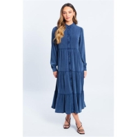 Rochie Be You Denim Mid pentru femei inchis albastru