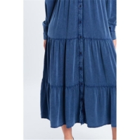 Rochie Be You Denim Mid pentru femei inchis albastru