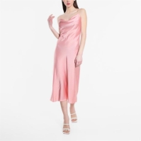 Rochie Be You Satin Midaxi roz